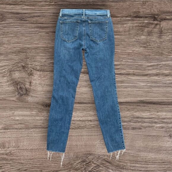 PacSun High Rise Jegging Blue Skinny Jeans with Two-Tone Design - Picture 2 of 7